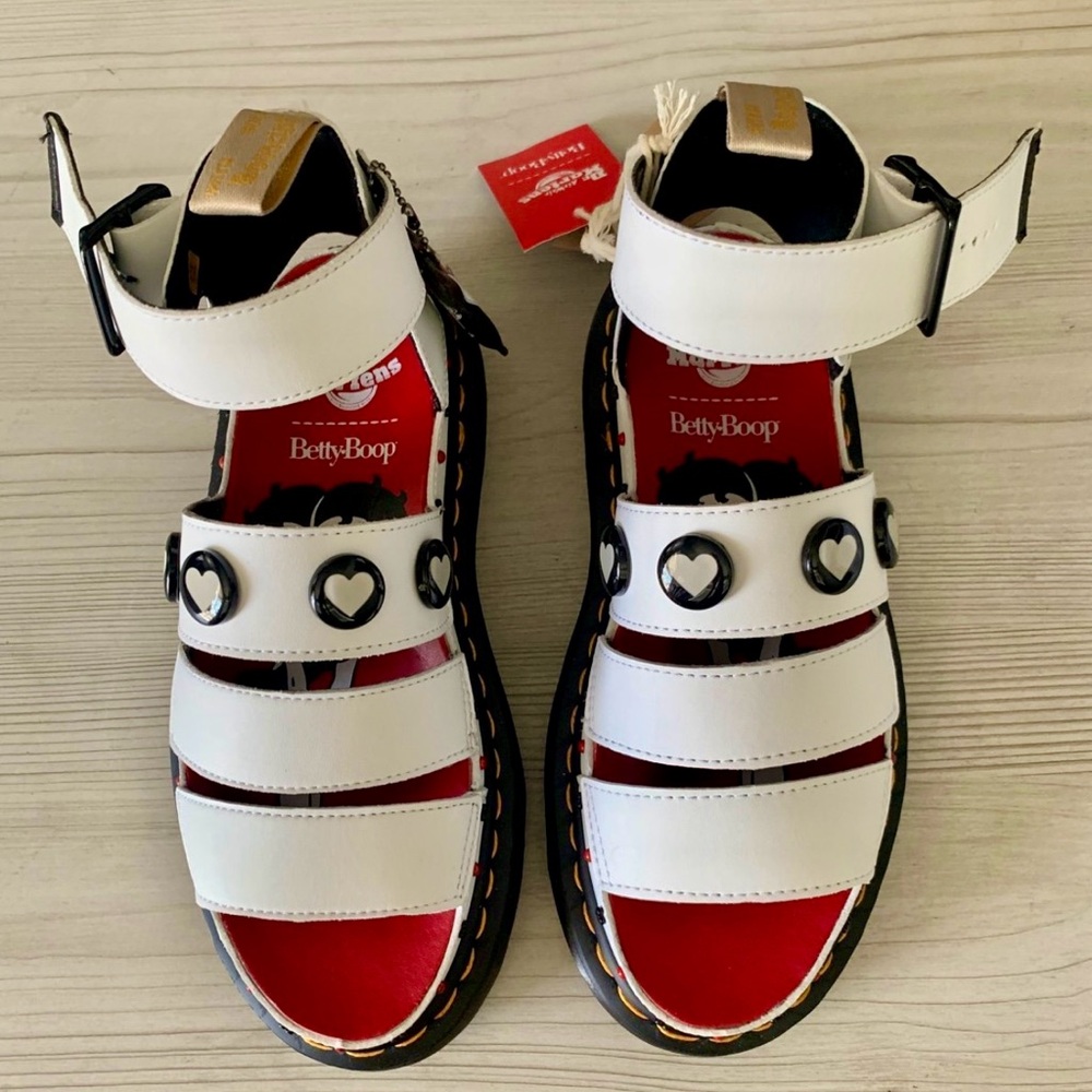 Dr. Martens Betty Boop sandals. Brand new with box.